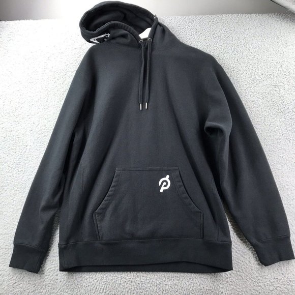 Rare! PELOTON x Jean Michel Basquiat Cassius Clay Men's LARGE Black Hoodie - Picture 2 of 16